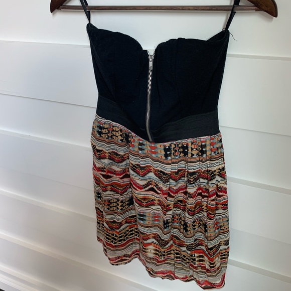 Charlotte Russe / Strapless Tribal Pattern Dress - Picture 2 of 6